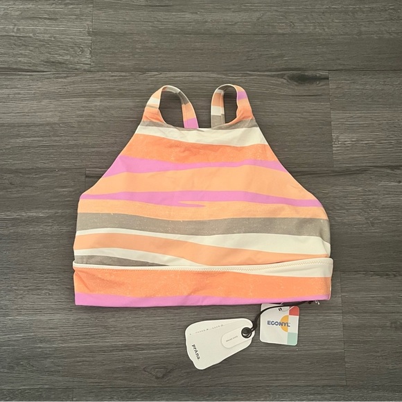 Prana Other - prAna Women’s Small Marine Street Swimsuit Top High Neck Multicolor Swimming